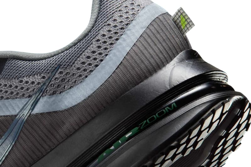 Nike Pegasus Premium “Smoke Grey” HQ2592-012 Release Info "Volt Green" Swoosh ZoomX  ReactX foams Air Zoom unit