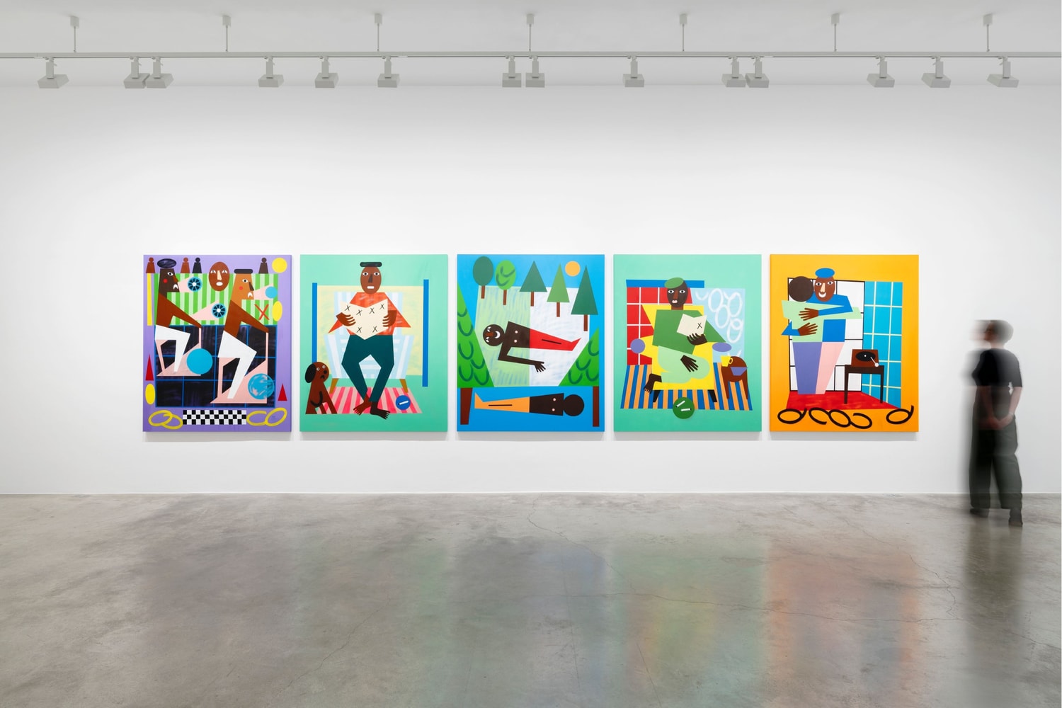 Nina Chanel Abney 'Now What? or What Else' Perrotin Paris Art Artworks Exhibition