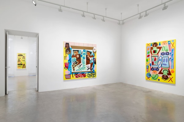 Nina Chanel Abney 'Now What? or What Else' Perrotin Paris Art Artworks Exhibition
