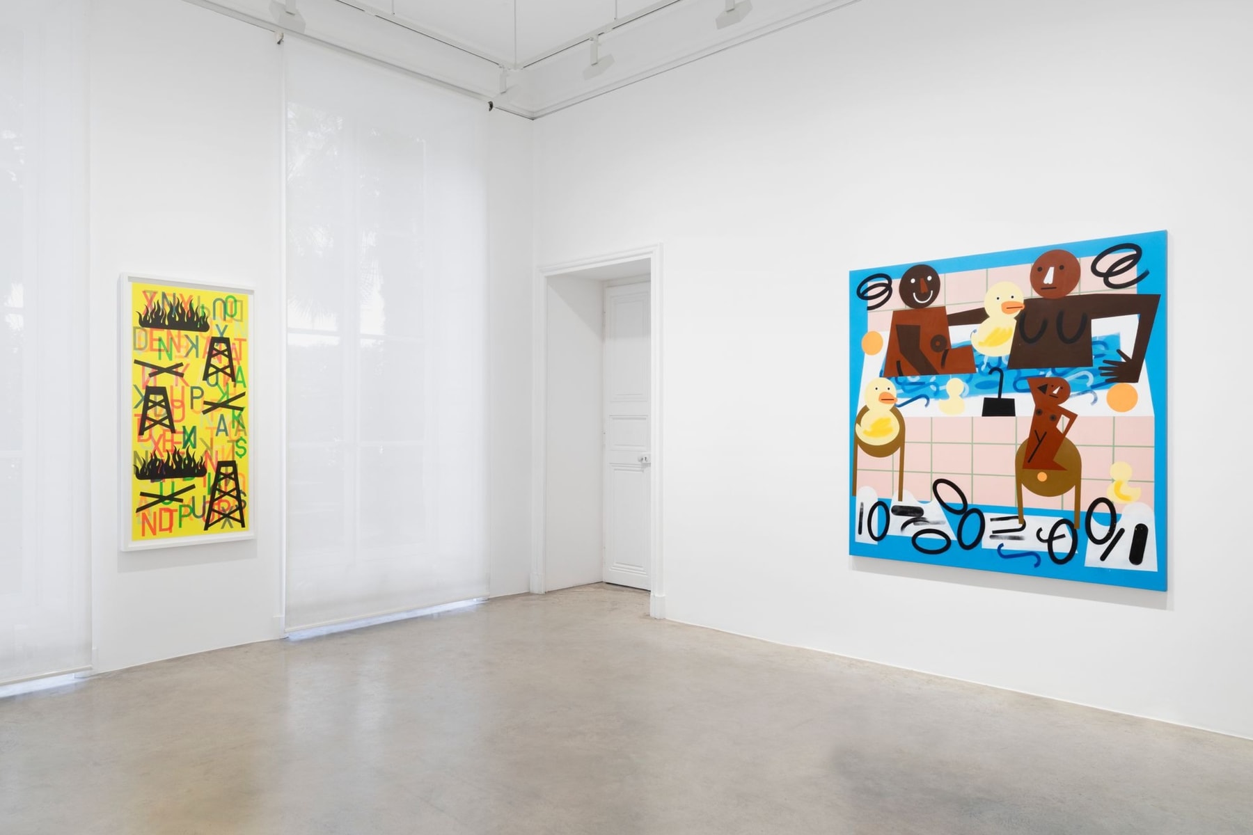 Nina Chanel Abney 'Now What? or What Else' Perrotin Paris Art Artworks Exhibition