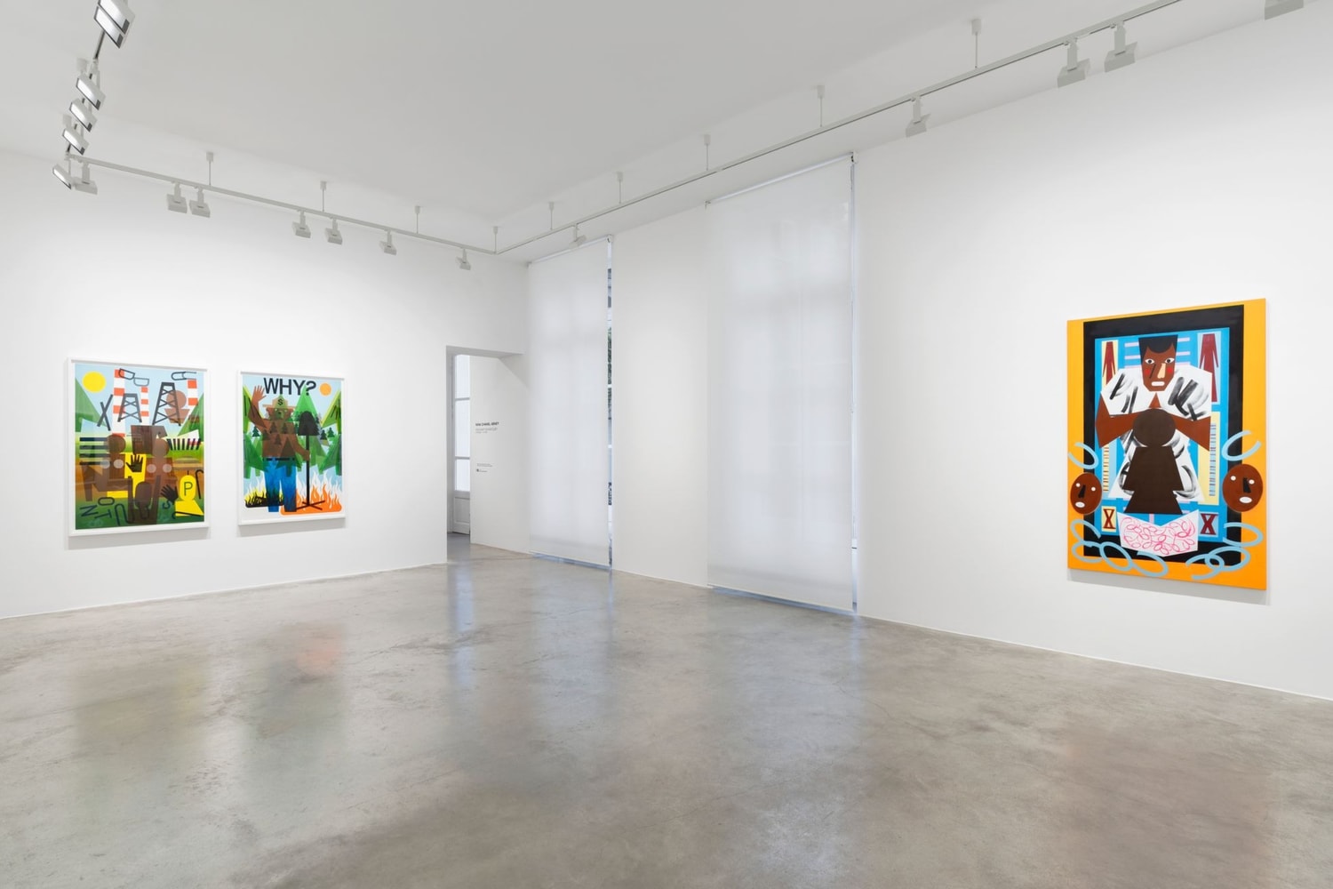 Nina Chanel Abney 'Now What? or What Else' Perrotin Paris Art Artworks Exhibition