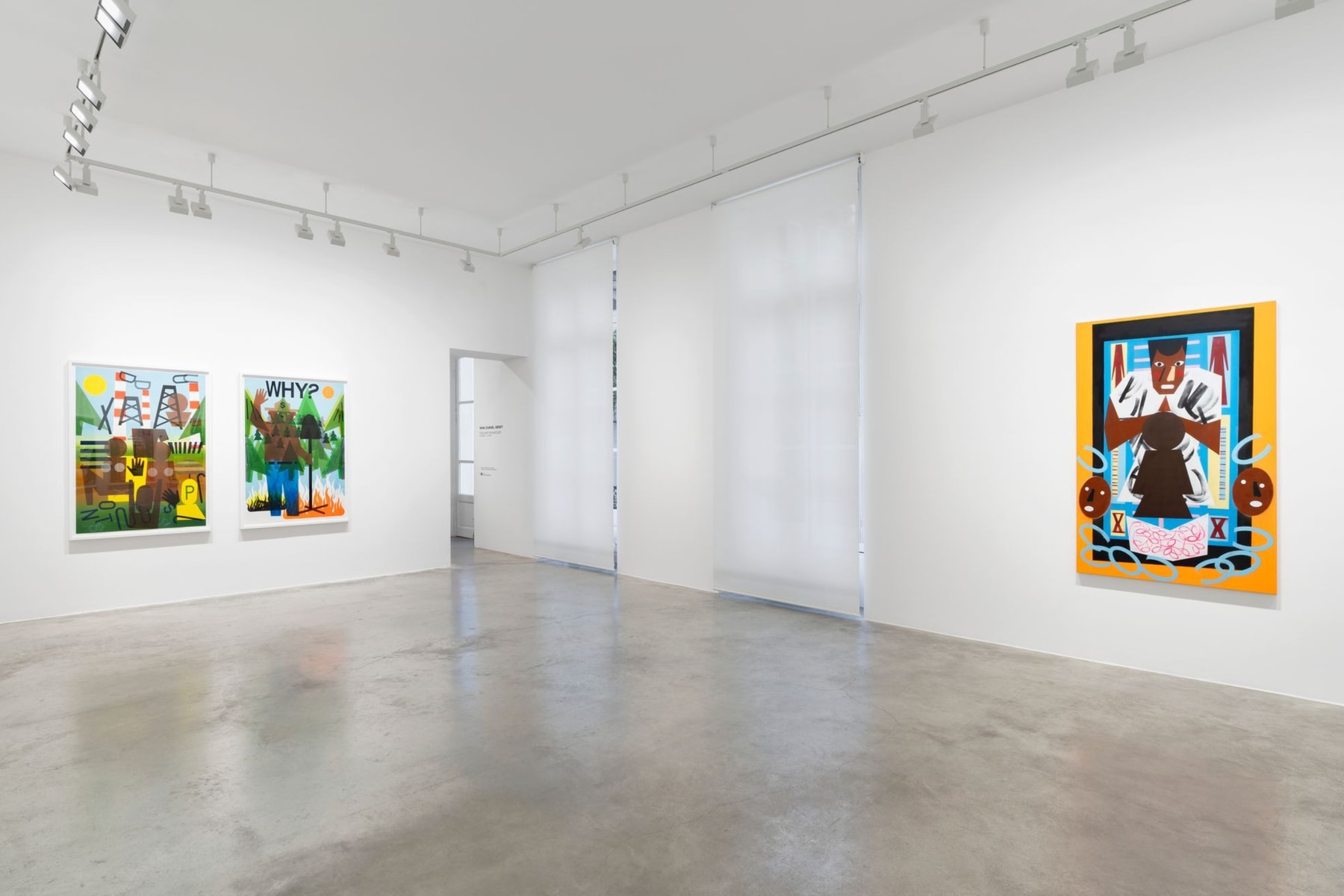 Nina Chanel Abney 'Now What? or What Else' Perrotin Paris Art Artworks Exhibition