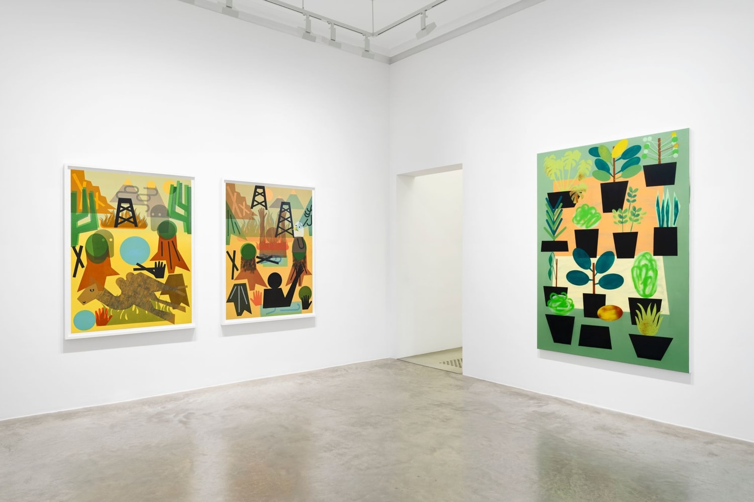Nina Chanel Abney 'Now What? or What Else' Perrotin Paris Art Artworks Exhibition