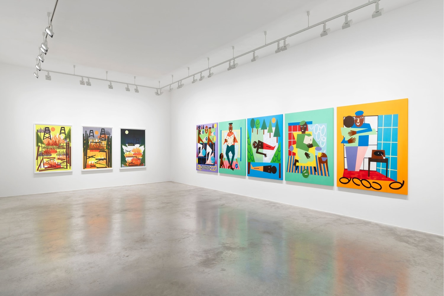 Nina Chanel Abney 'Now What? or What Else' Perrotin Paris Art Artworks Exhibition