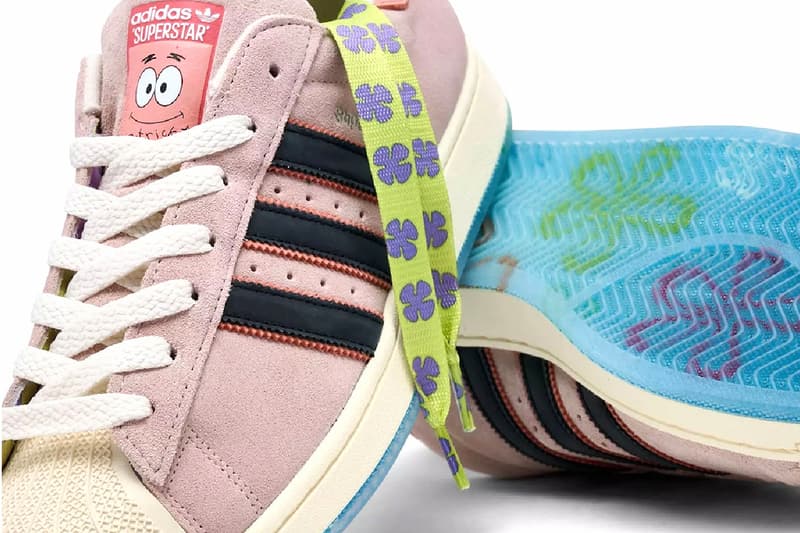 SpongeBob SquarePants adidas Superstar Patrick Star JQ6778 release info