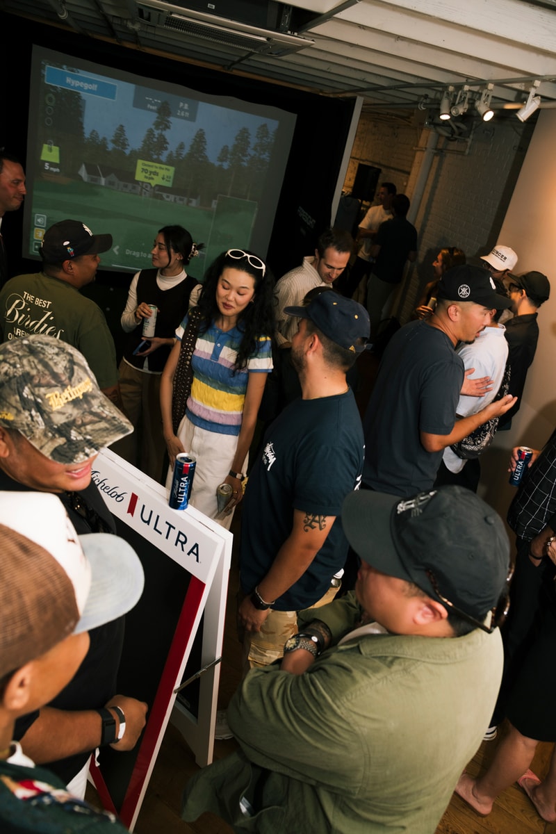 Michleob Ultra Hypegolf Clubhouse Apparel Collection Golf Simulator Beer Seltzers Dale Scott Bernie Gross Dennis Prescott 