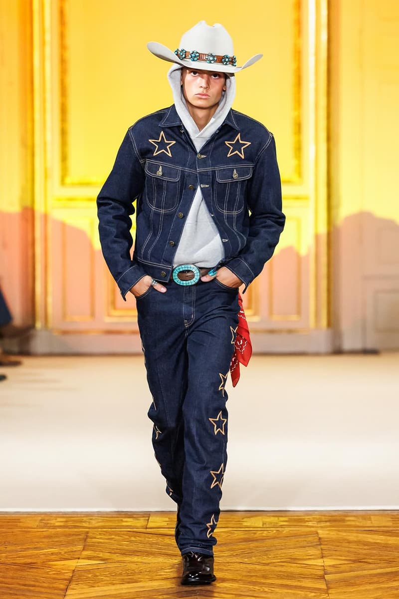 Post Malone Brings the Rodeo to Paris in Debut Austin Post Show runway modern cowboy season one at first light