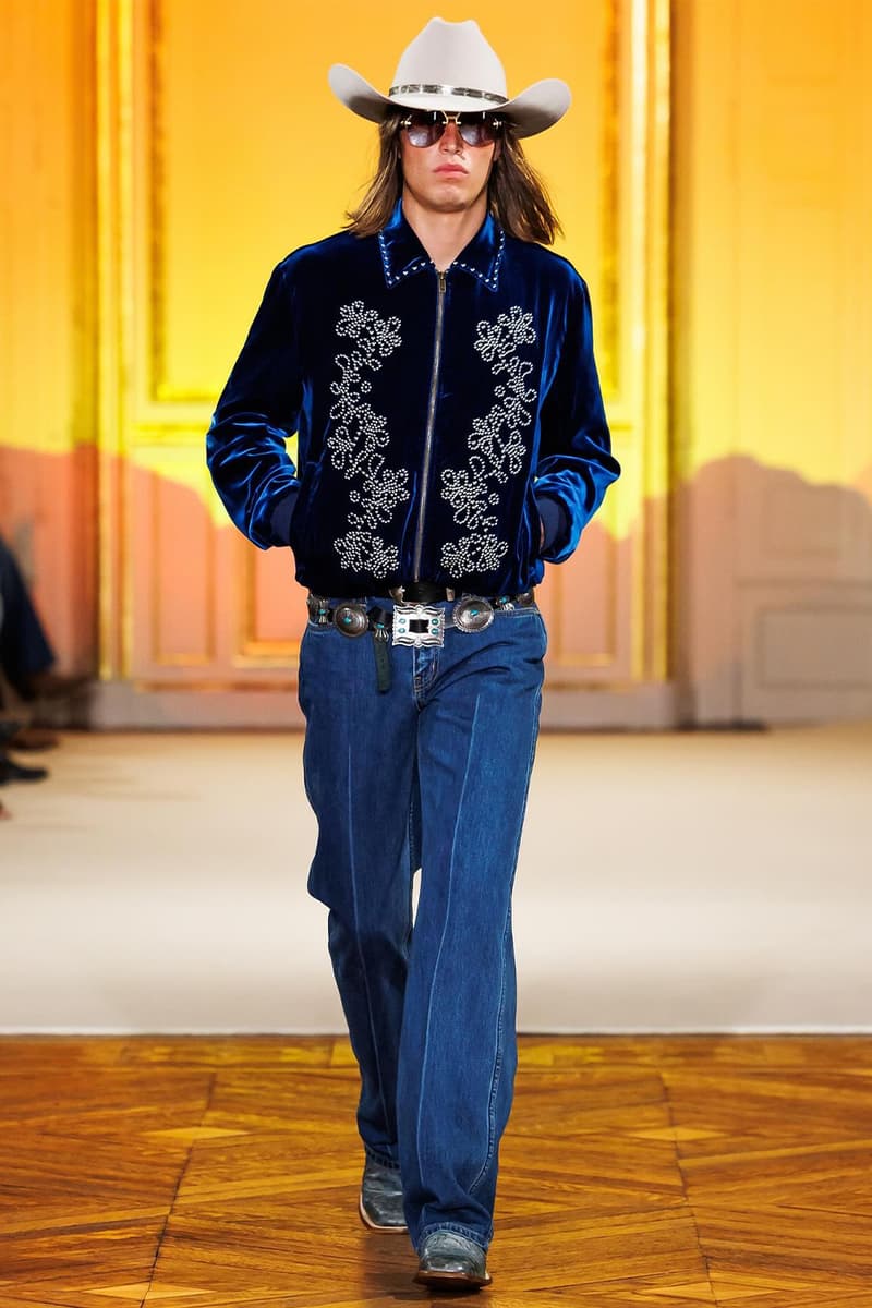 Post Malone Brings the Rodeo to Paris in Debut Austin Post Show runway modern cowboy season one at first light