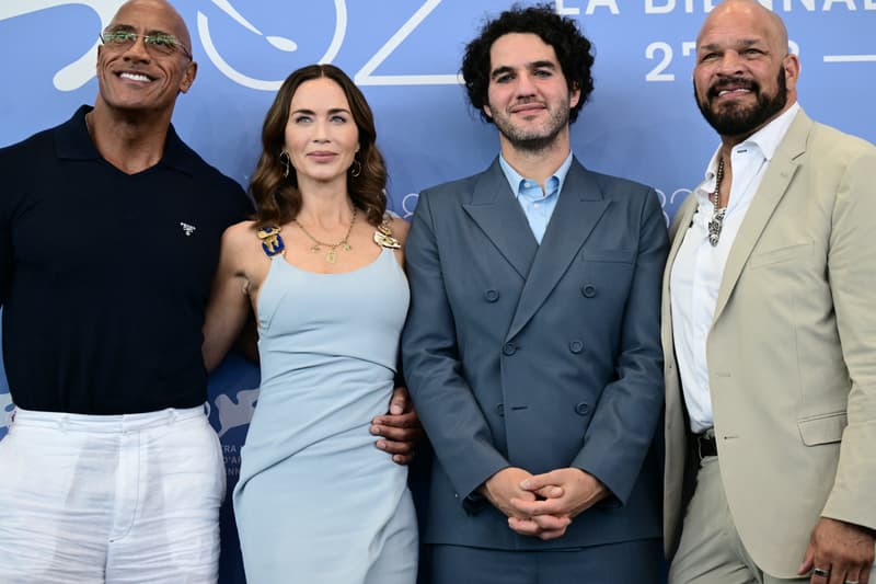 dwayne the rock johnson the smashing machine 15 minute standing ovation venice film festival