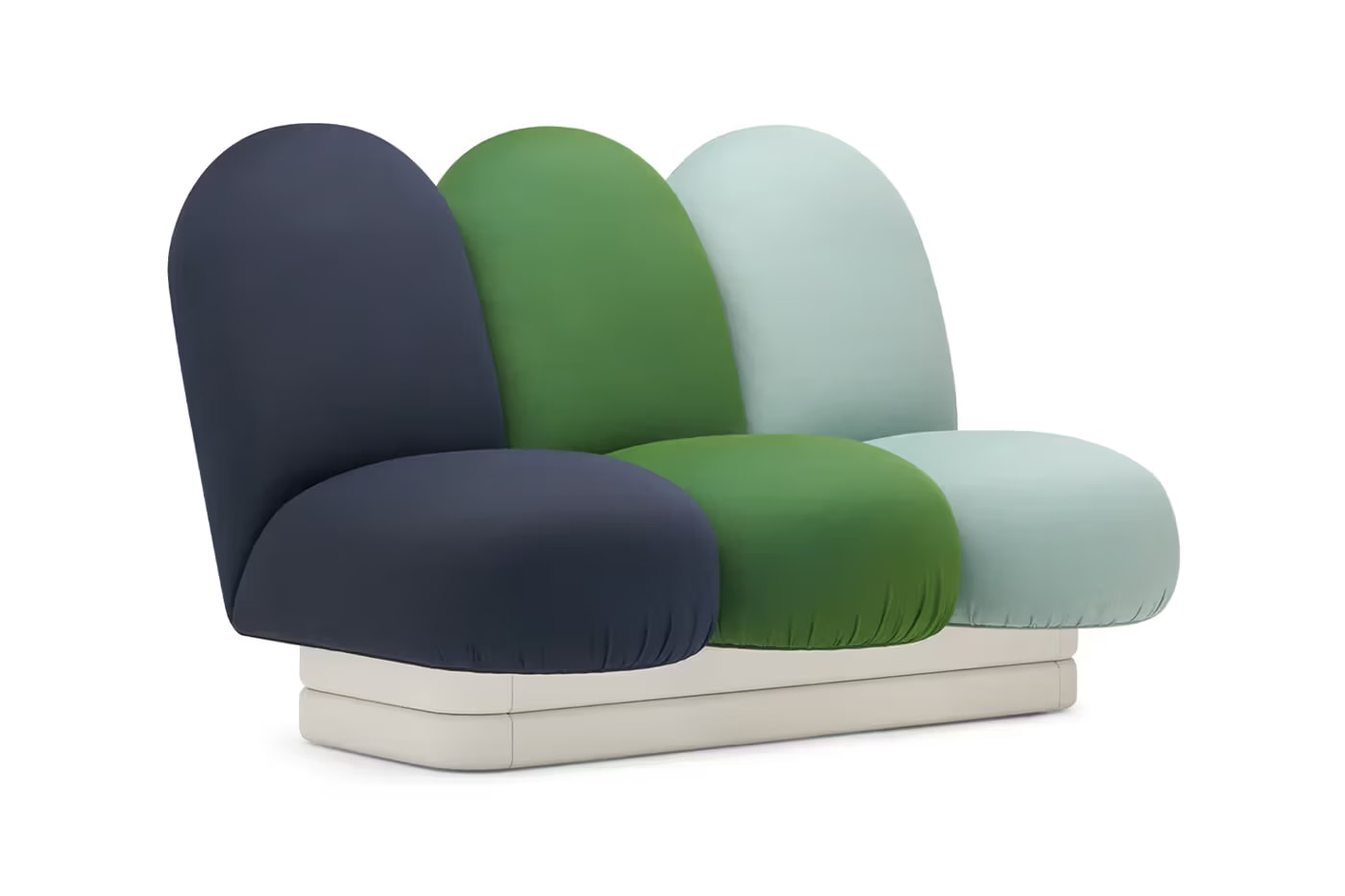Paulin, Paulin, Paulin Revives a Design Legacy re-issuing two of Pierre Paulin's most iconic creations: the Tongue chair (1967) and the Blublub sofa (1972)