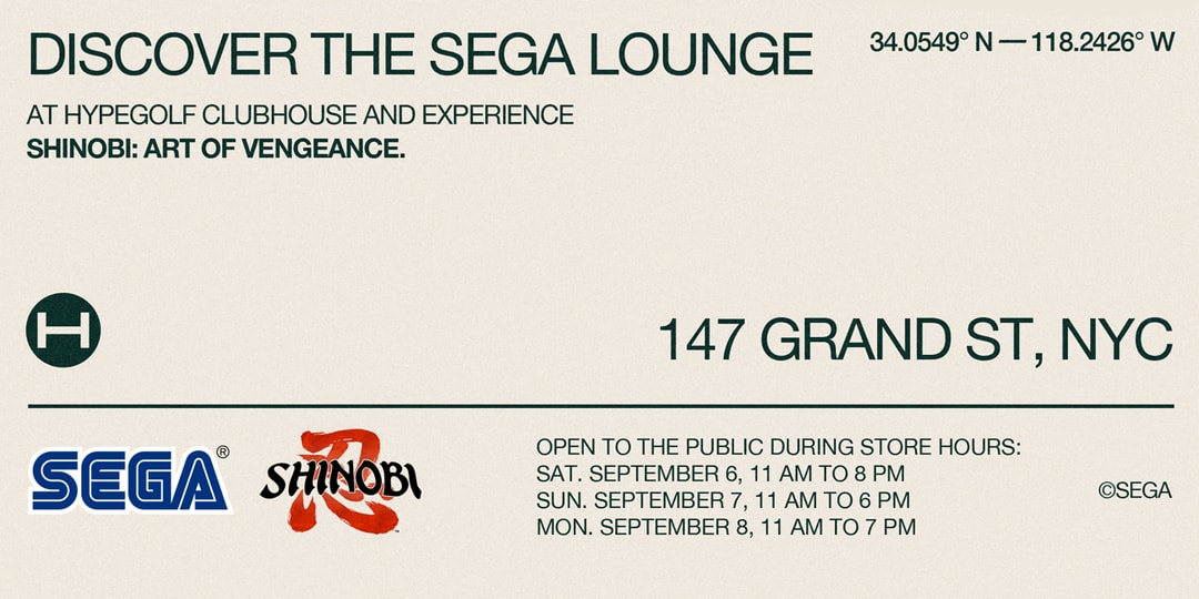 Be One of the First to Play 'SHINOBI: Art of Vengeance' at the Hypegolf Clubhouse in NYC