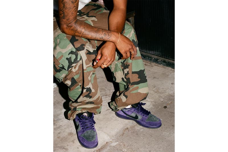 Supreme x Nike SB Dunk Low Fall 2025 Collaboration white black blue purple green suede nubuck leather 3m reflective 94 red supreme insole