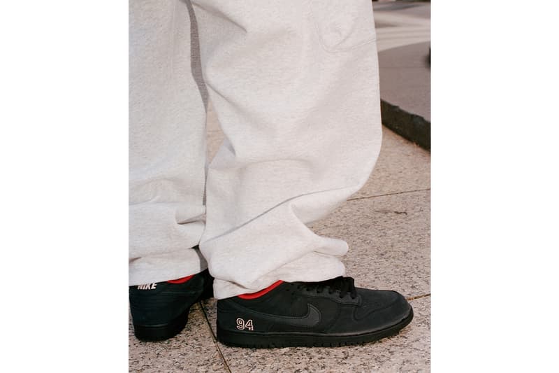 Supreme x Nike SB Dunk Low Fall 2025 Collaboration white black blue purple green suede nubuck leather 3m reflective 94 red supreme insole