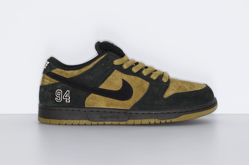 Supreme x Nike SB Dunk Low Fall 2025 Collaboration white black blue purple green suede nubuck leather 3m reflective 94 red supreme insole