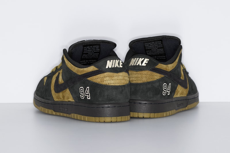 Supreme x Nike SB Dunk Low Fall 2025 Collaboration white black blue purple green suede nubuck leather 3m reflective 94 red supreme insole