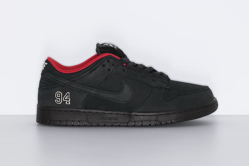 Supreme x Nike SB Dunk Low Fall 2025 Collaboration white black blue purple green suede nubuck leather 3m reflective 94 red supreme insole