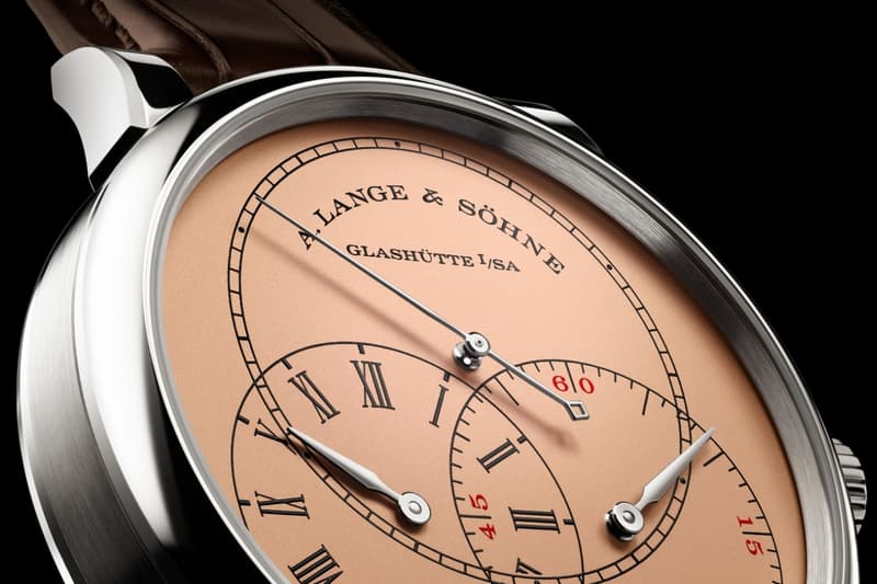A. Lange & Söhne 1815 Tourbillon Grand Feu enamel black dial Richard Lange Jumping Seconds pink gold dial salmon pink Release Info