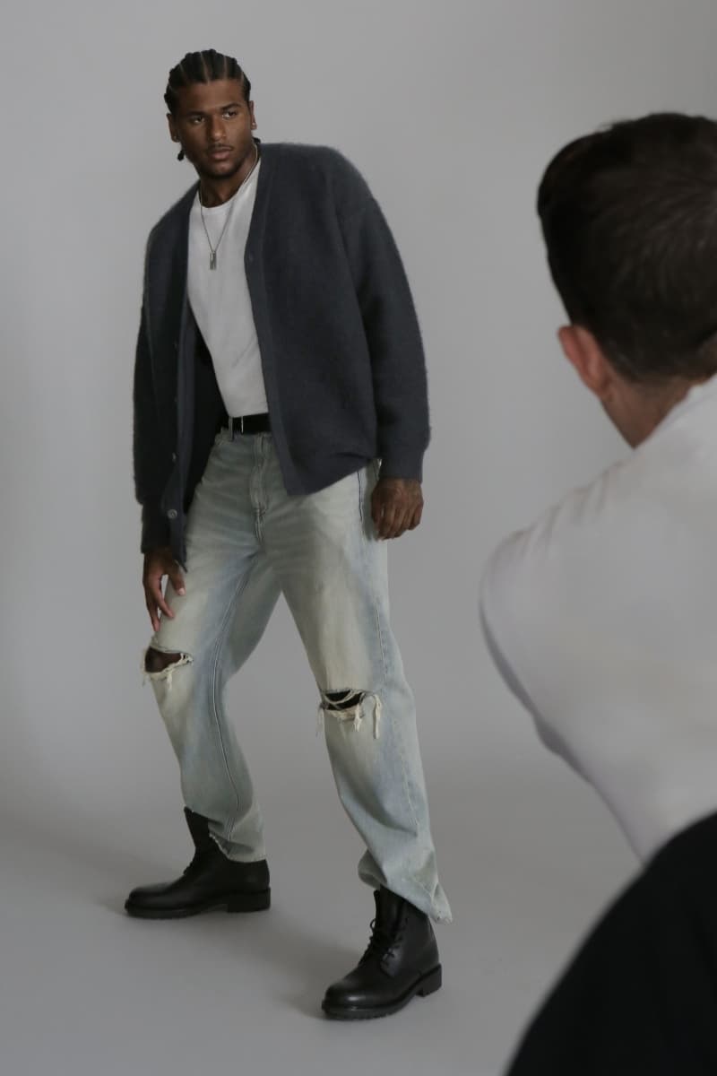 Jalen Green Calvin Klein Fall 2025 Campaign Exclusive BTS 