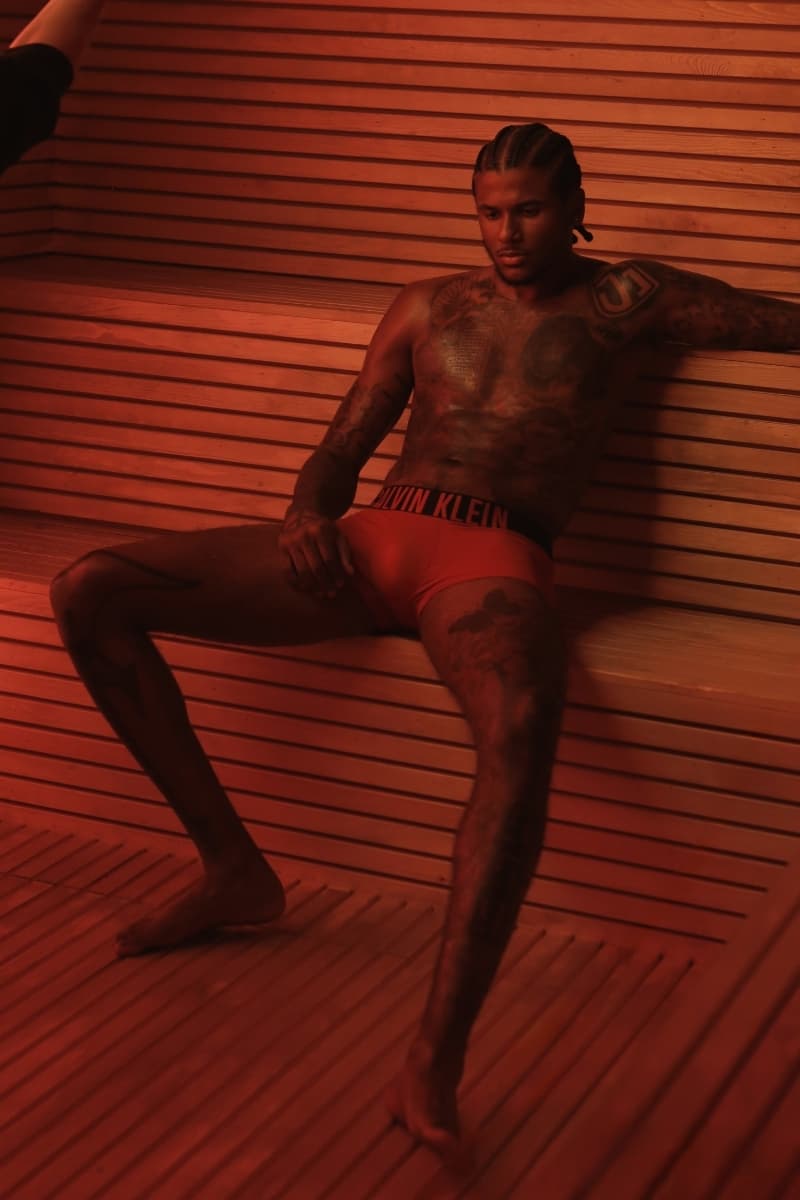 Jalen Green Calvin Klein Fall 2025 Campaign Exclusive BTS 