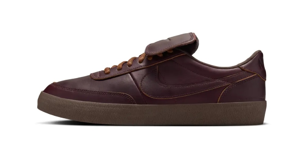 Nike Adds a Fold Over Tongue to the Killshot 2 “Burgundy Crush”