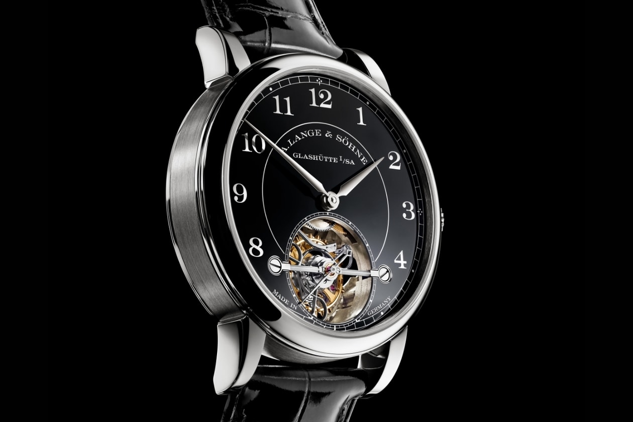A. Lange & Söhne 1815 Tourbillon Grand Feu enamel black dial Richard Lange Jumping Seconds pink gold dial salmon pink Release Info