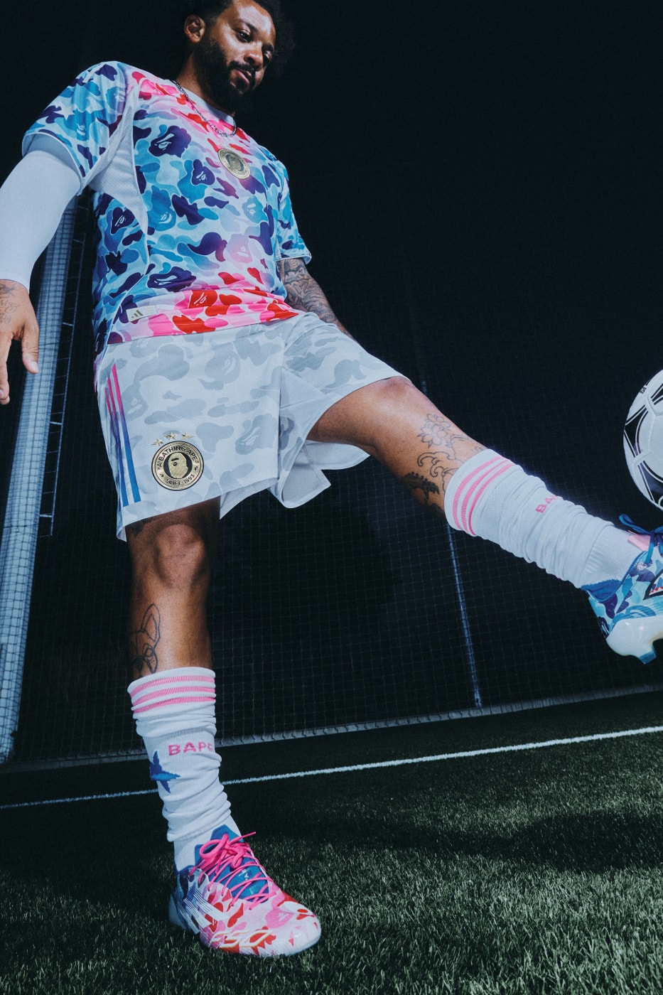 bape adidas soccer collaboration collection release info