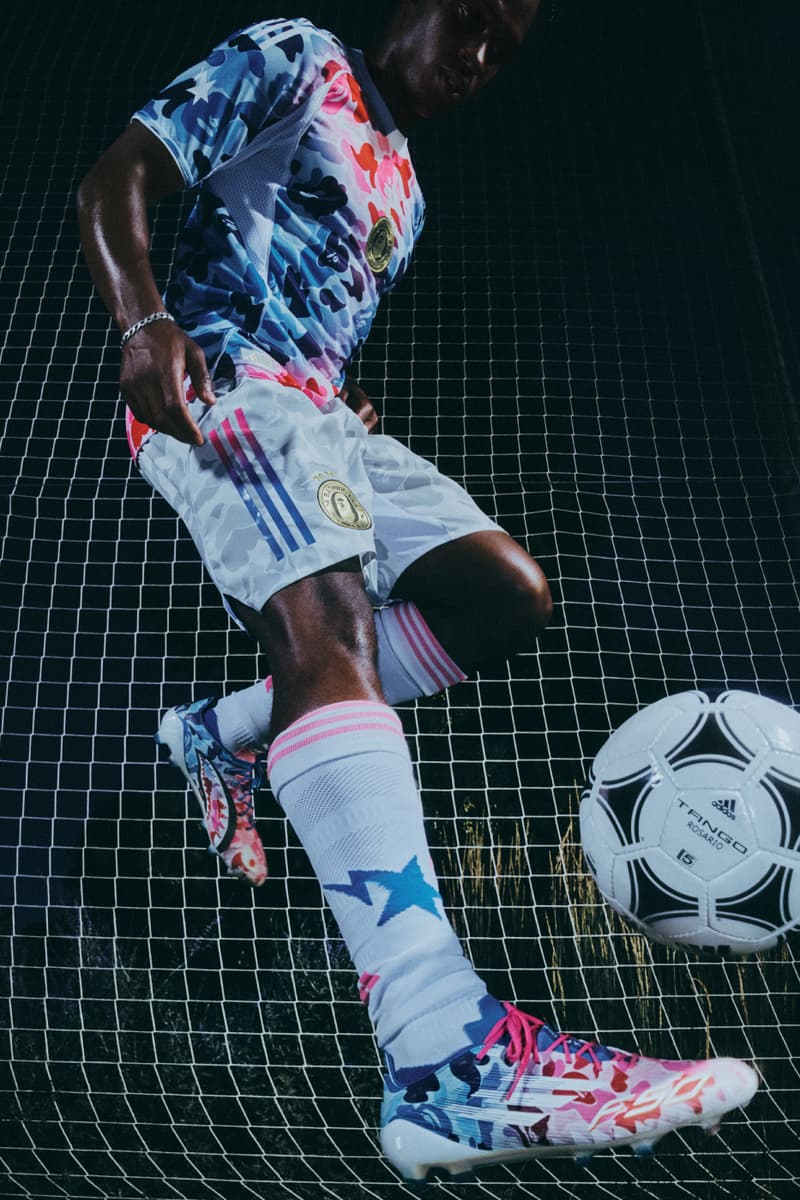 bape adidas soccer collaboration collection release info