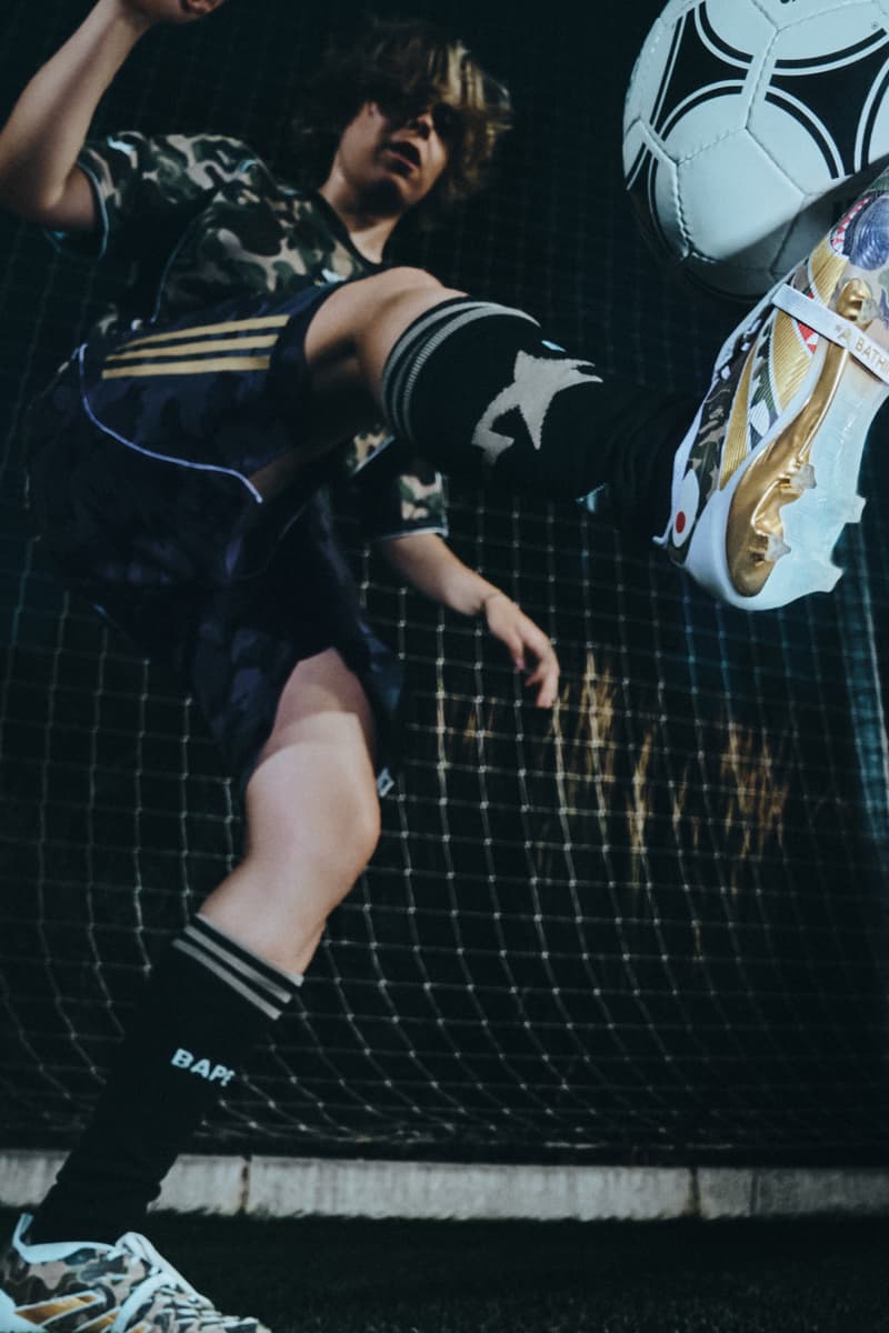 bape adidas soccer collaboration collection release info