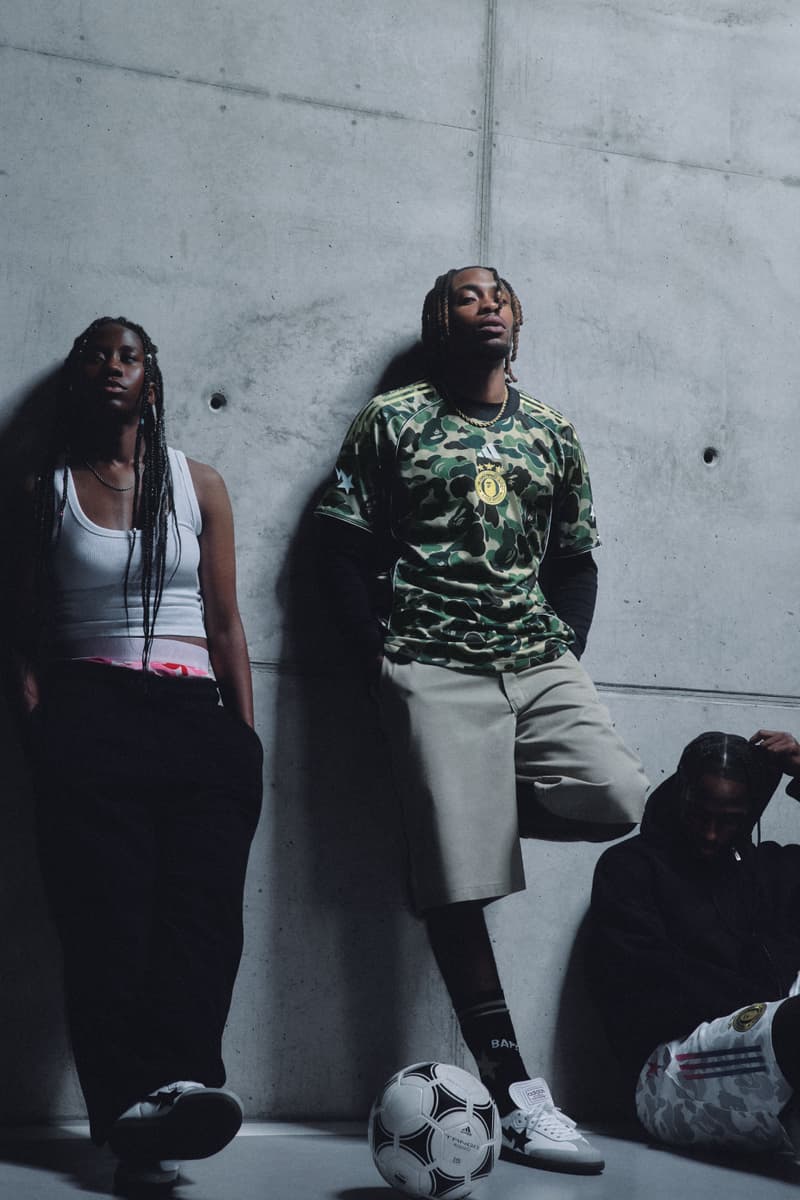 bape adidas soccer collaboration collection release info