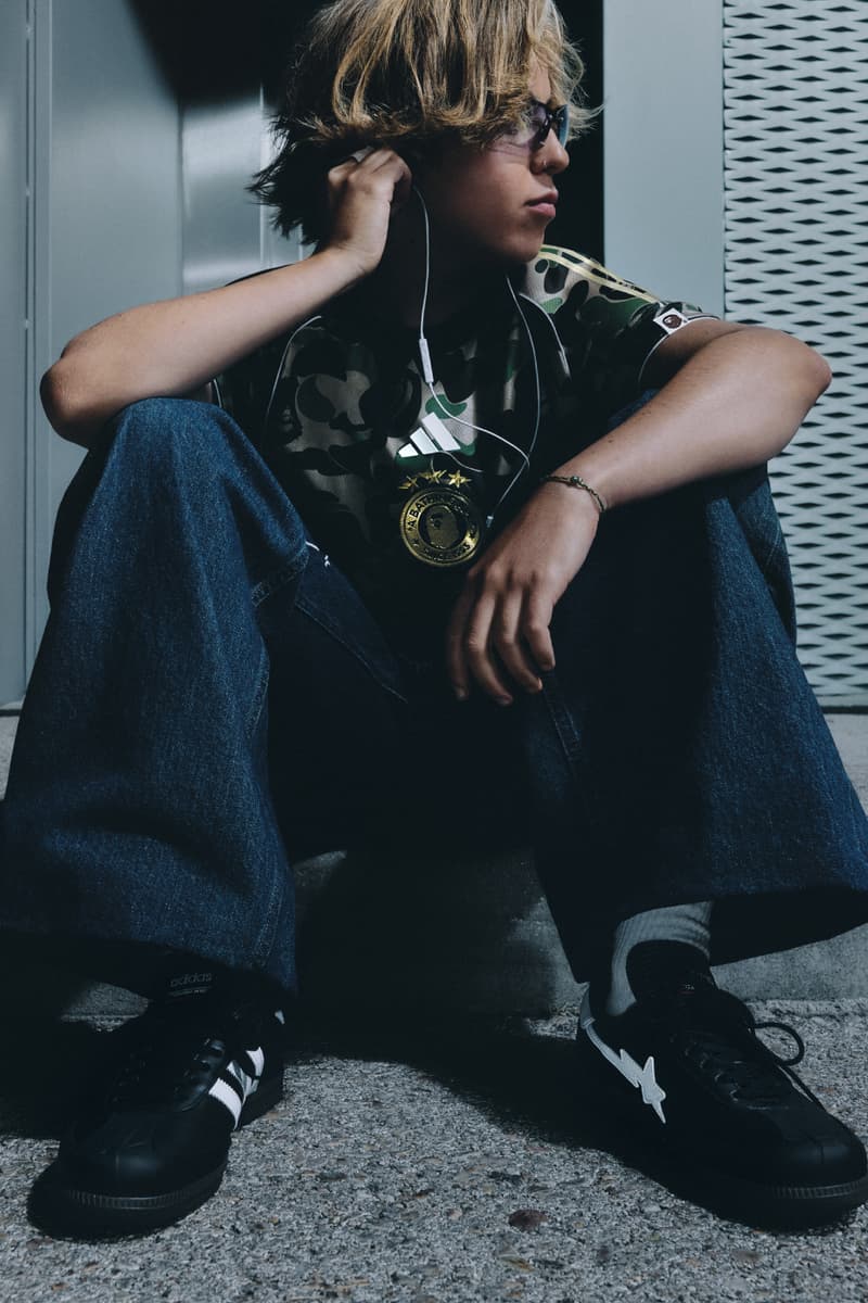 bape adidas soccer collaboration collection release info