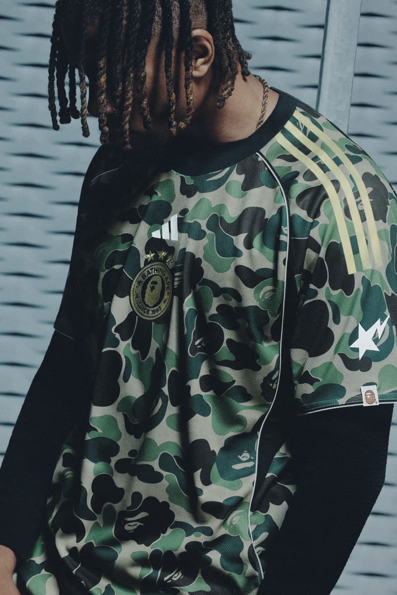 bape adidas soccer collaboration collection release info