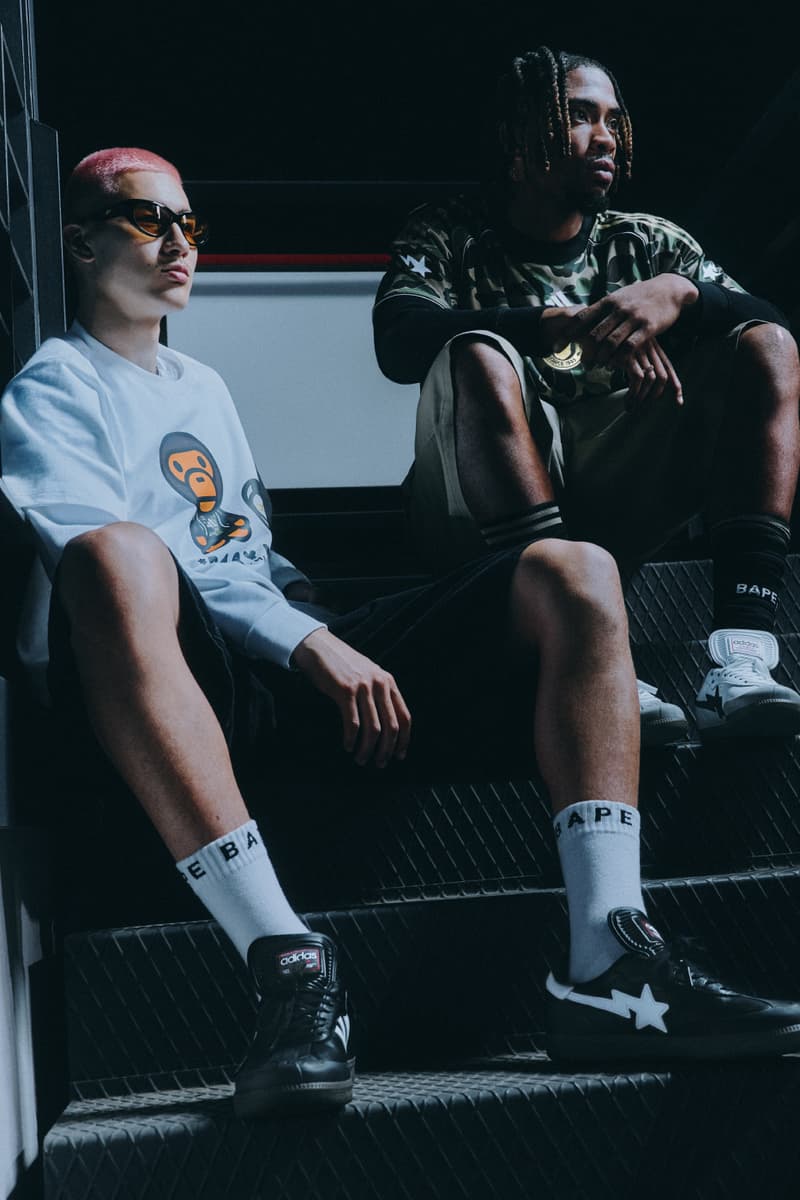 bape adidas soccer collaboration collection release info