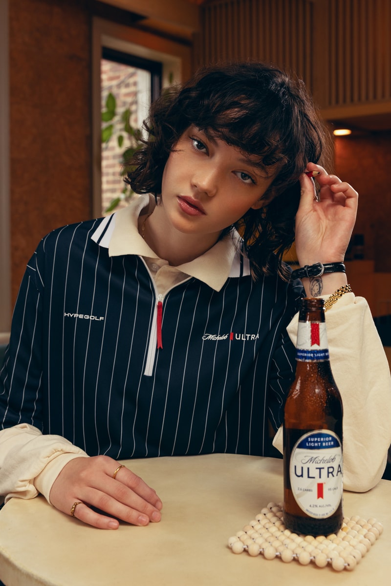 Hypegolf Clubhouse Michelob ULTRA Collection Jersey Polos Pullovers Bucket Hat 