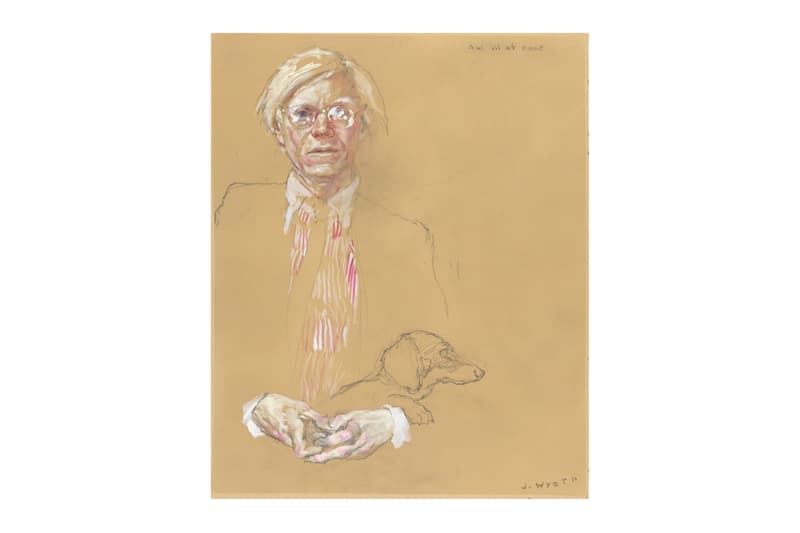 'Jamie Wyeth: Portraits of Andy Warhol and Rudolf Nureyev' Exhibition Schoelkopf Gallery NYC
