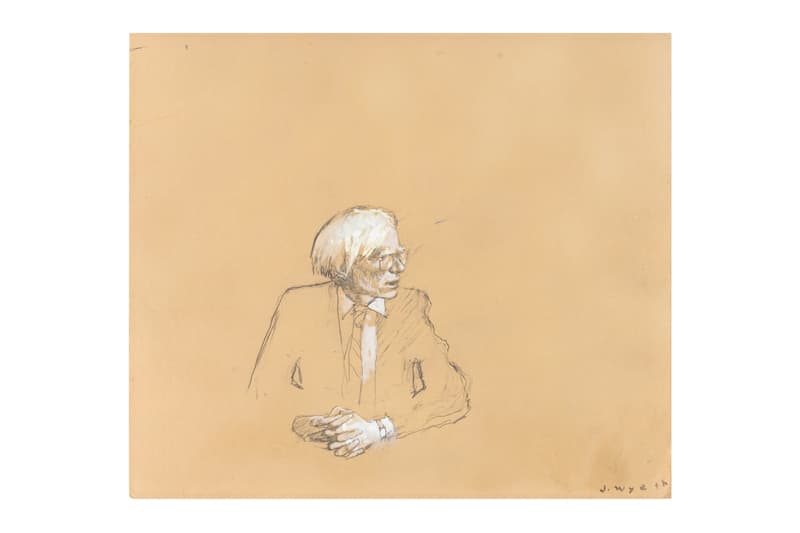 'Jamie Wyeth: Portraits of Andy Warhol and Rudolf Nureyev' Exhibition Schoelkopf Gallery NYC