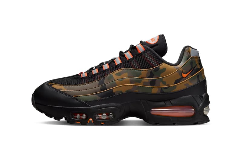 Nike Air Max 95 "Green Camo" Black/Golden Beige/Cargo Khaki/Old Moss Release Info Court Purple/Black-Cave Purple-Vast Grey swoosh september 2025