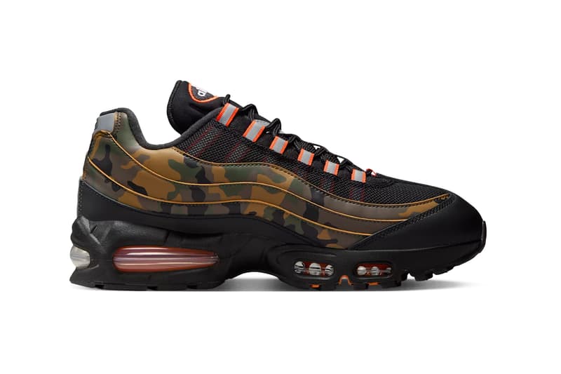 Nike Air Max 95 "Green Camo" Black/Golden Beige/Cargo Khaki/Old Moss Release Info Court Purple/Black-Cave Purple-Vast Grey swoosh september 2025