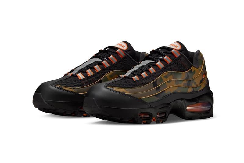 Nike Air Max 95 "Green Camo" Black/Golden Beige/Cargo Khaki/Old Moss Release Info Court Purple/Black-Cave Purple-Vast Grey swoosh september 2025