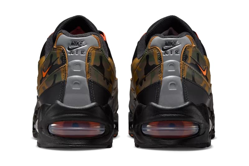 Nike Air Max 95 "Green Camo" Black/Golden Beige/Cargo Khaki/Old Moss Release Info Court Purple/Black-Cave Purple-Vast Grey swoosh september 2025
