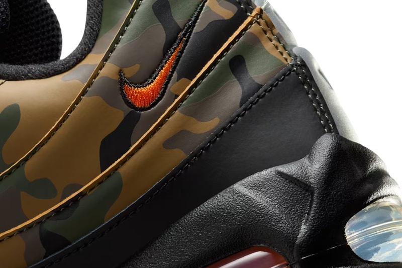 Nike Air Max 95 "Green Camo" Black/Golden Beige/Cargo Khaki/Old Moss Release Info Court Purple/Black-Cave Purple-Vast Grey swoosh september 2025