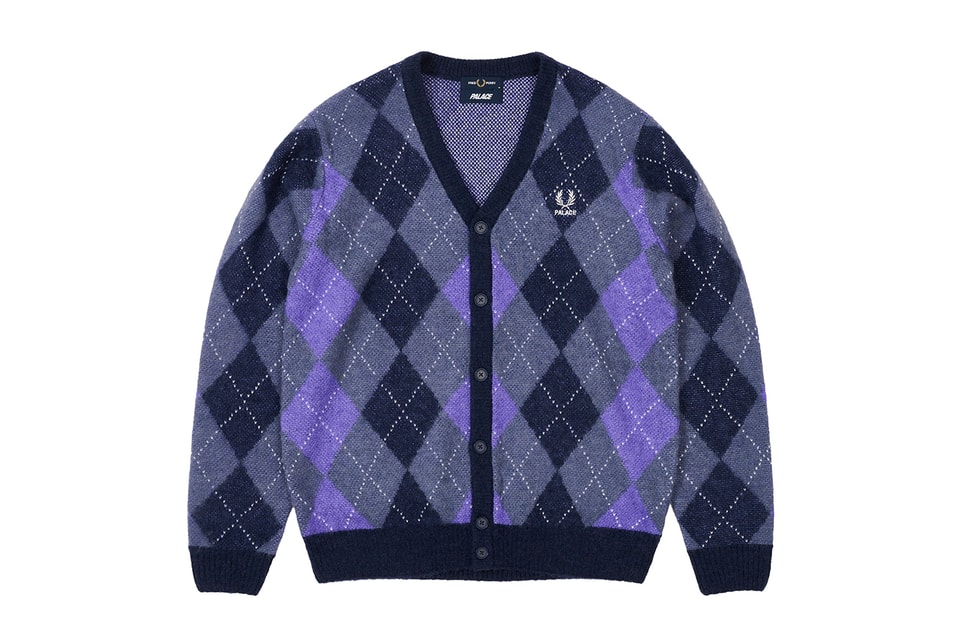 PALACE FRED PERRY ポロシャツ ネイビー Collar Detail Polo Shirt(S 