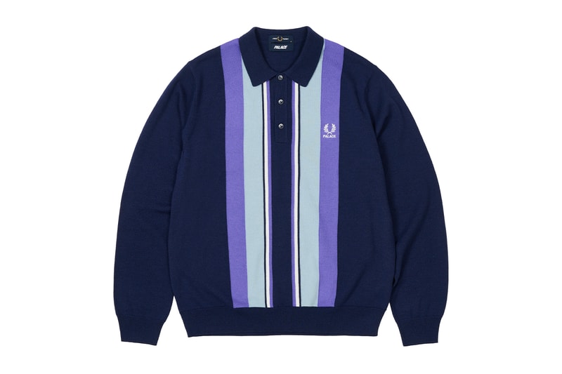 British Icons Collide in Latest Palace Fred Perry Collaboration Fall 2025 drop 6 release info wimbledon tennis icon cobranded shirts