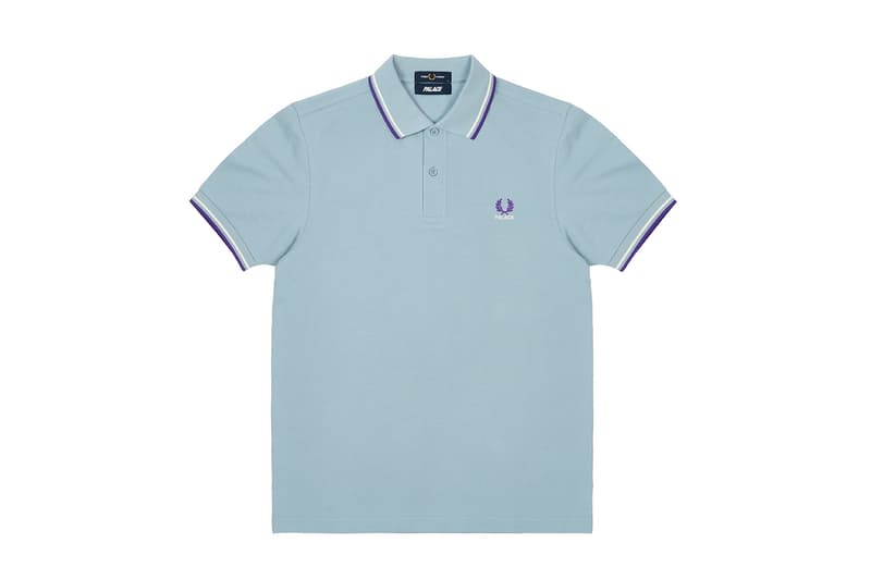 British Icons Collide in Latest Palace Fred Perry Collaboration Fall 2025 drop 6 release info wimbledon tennis icon cobranded shirts