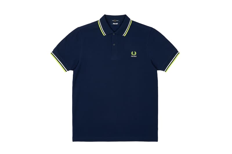 British Icons Collide in Latest Palace Fred Perry Collaboration Fall 2025 drop 6 release info wimbledon tennis icon cobranded shirts