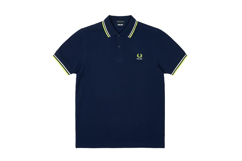 British Icons Collide in Latest Palace Fred Perry Collaboration Fall 2025 drop 6 release info wimbledon tennis icon cobranded shirts