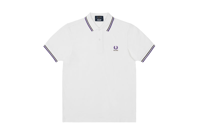 British Icons Collide in Latest Palace Fred Perry Collaboration Fall 2025 drop 6 release info wimbledon tennis icon cobranded shirts