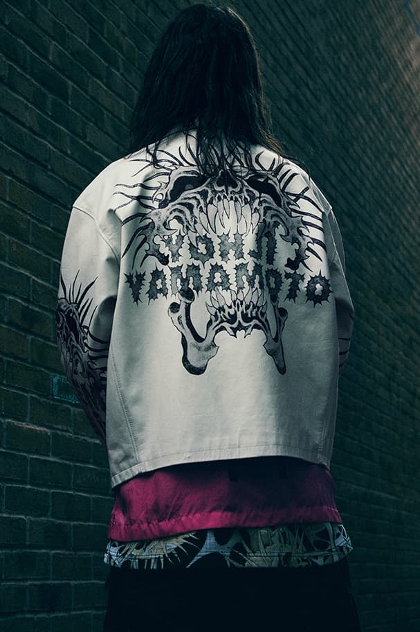 Supreme x Y's by Yohji Yamamoto Fall 2025 Collaborationfaux fur windstopper hooded bomber jacket leather denim jacket sweater tees 6-panel cap silver bracelet silver wallet chain hand fan punk