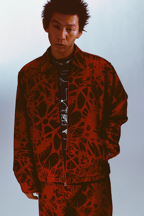 Supreme x Y's by Yohji Yamamoto Fall 2025 Collaborationfaux fur windstopper hooded bomber jacket leather denim jacket sweater tees 6-panel cap silver bracelet silver wallet chain hand fan punk