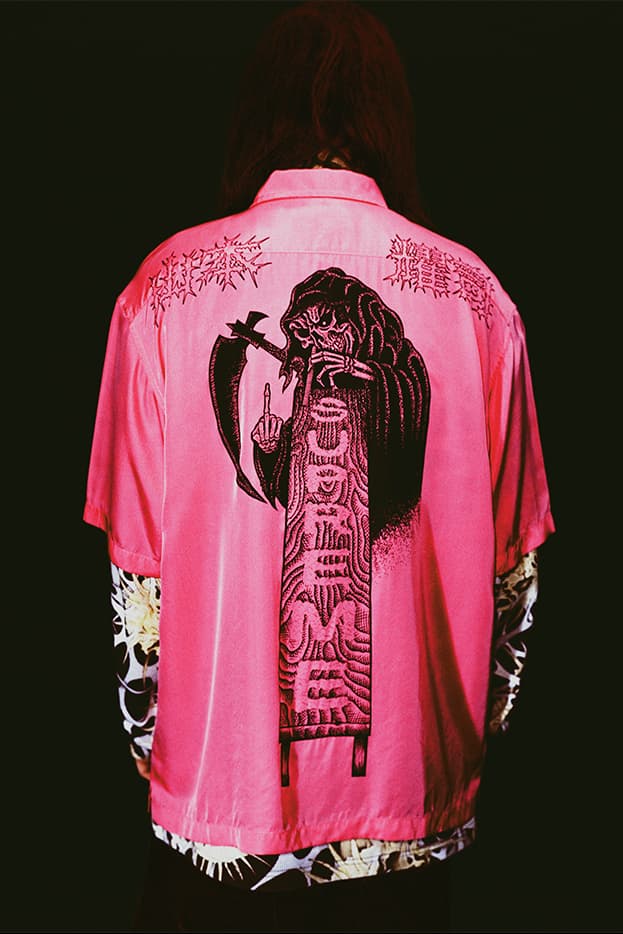 Supreme x Y's by Yohji Yamamoto Fall 2025 Collaborationfaux fur windstopper hooded bomber jacket leather denim jacket sweater tees 6-panel cap silver bracelet silver wallet chain hand fan punk