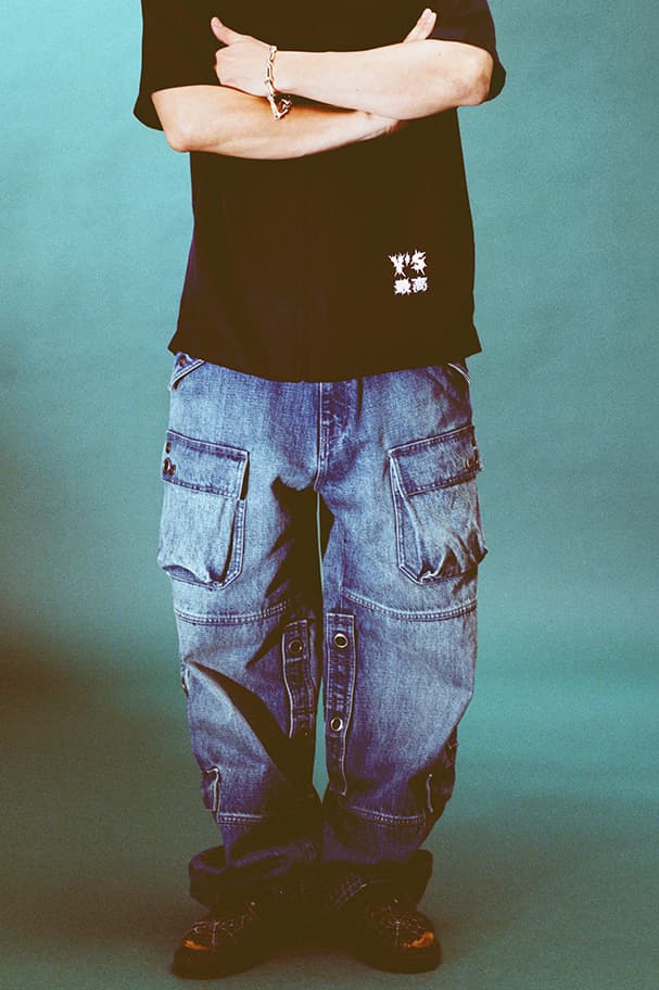 Supreme x Y's by Yohji Yamamoto Fall 2025 Collaborationfaux fur windstopper hooded bomber jacket leather denim jacket sweater tees 6-panel cap silver bracelet silver wallet chain hand fan punk